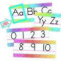 Teacher Created Resources Colorful Scribble Alphabet Line Bulletin Board TCR3052